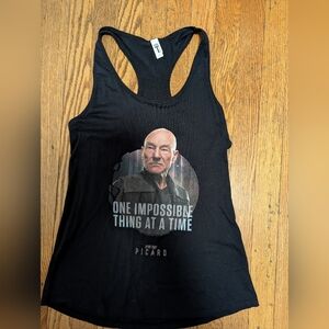 Next Level Apparel Black Tank Top Star Trek Picard